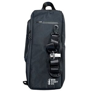Beer Caddy Co Black Golf Beer Caddy Cooler Bag
